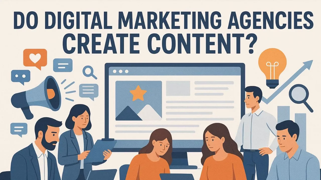 do digital marketing agencies create content