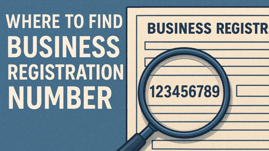 where to find business registration number