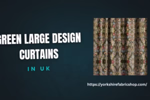 Green Large Design Curtains