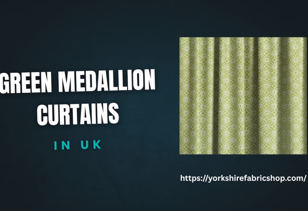 Green Medallion Curtains
