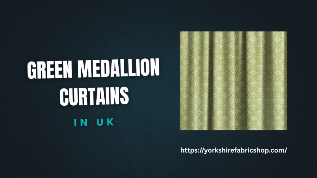 Green Medallion Curtains