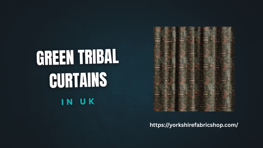 Green Tribal Curtains