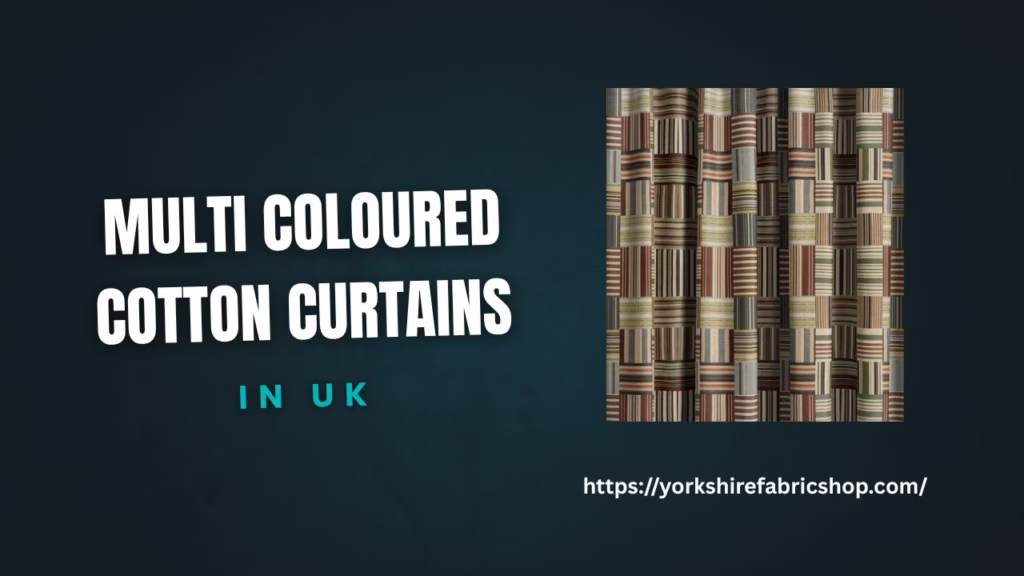 Multi Coloured Cotton Curtains